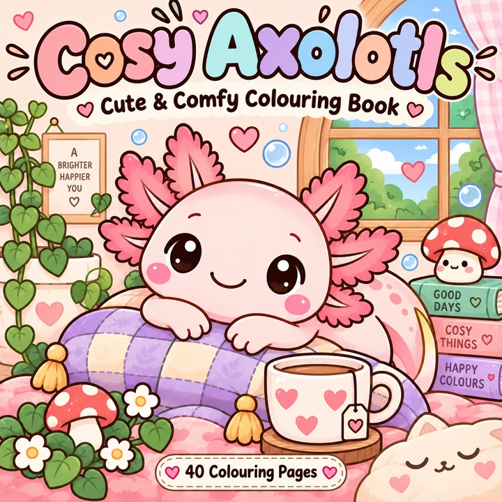 Cosy Axolotls — original front cover